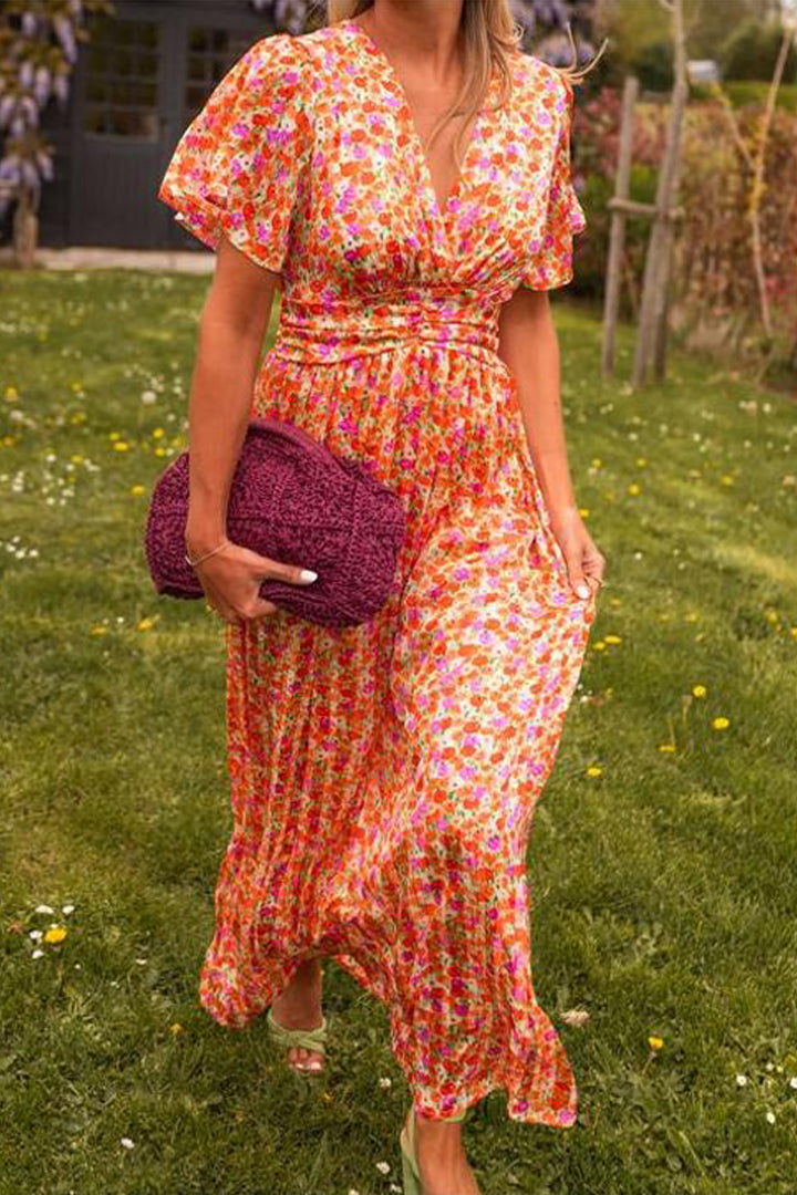 Pauline - long flower dress 4