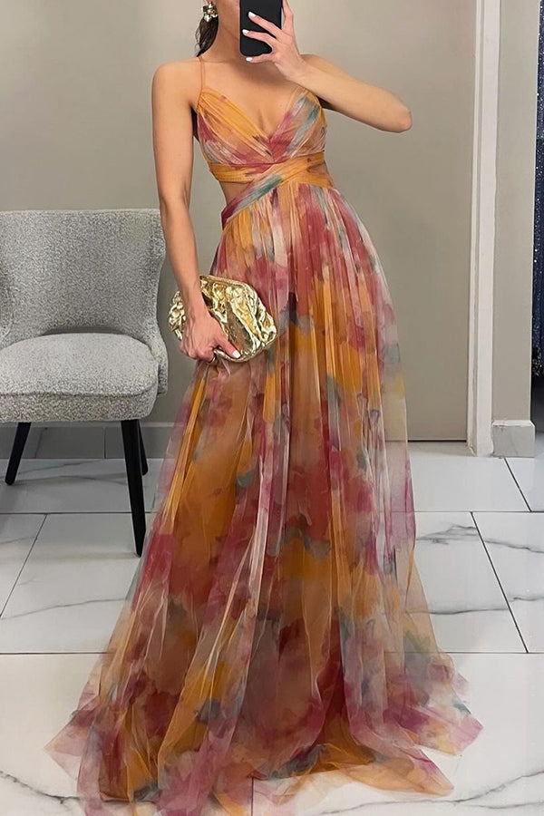 Frostin - long flower dress 6