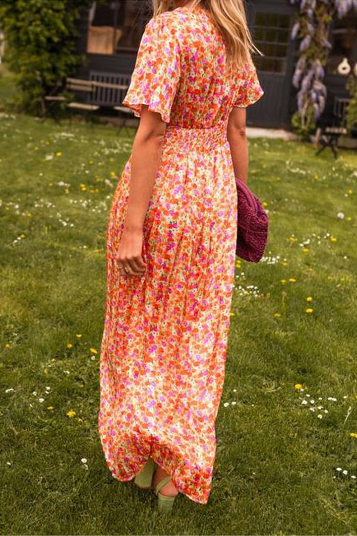 Pauline - long flower dress 3