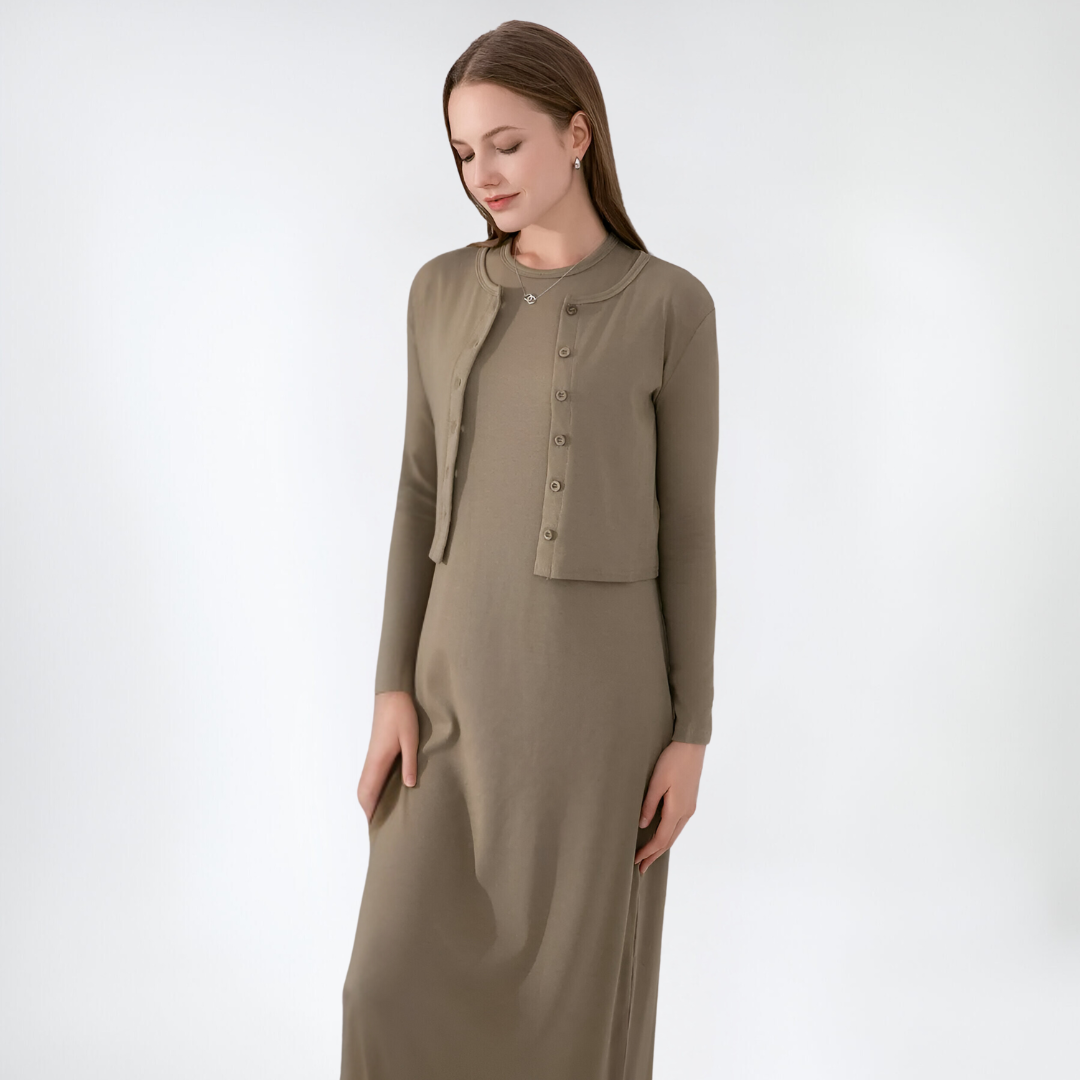 ESME CARDIGAN DRESS SET