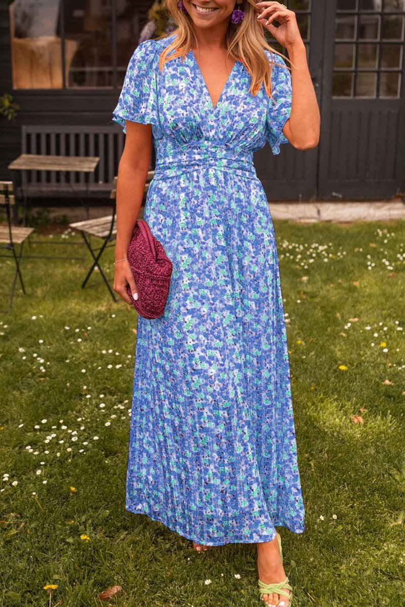 Pauline - long flower dress 6
