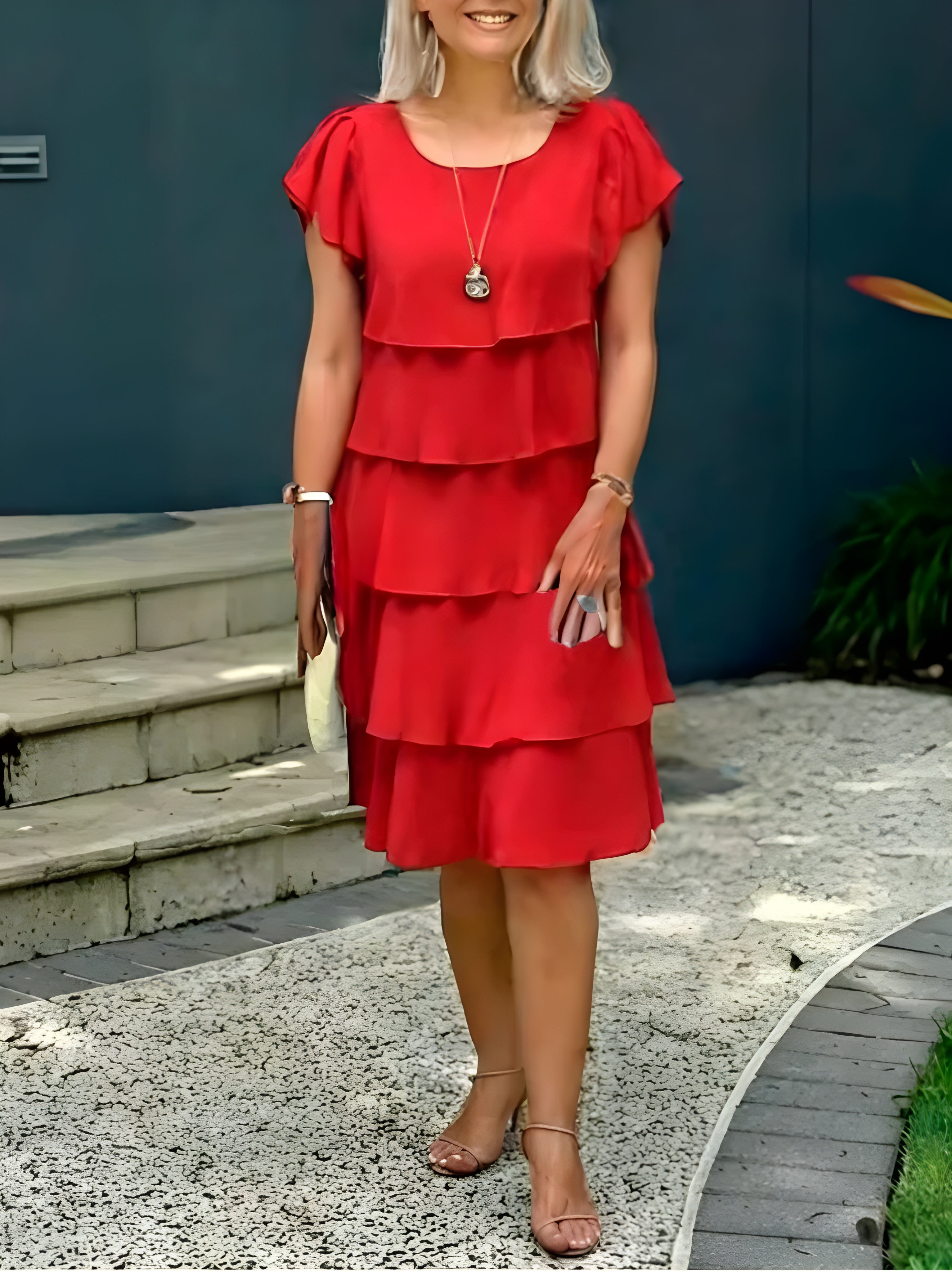 Polina | Luxury Dress - Red 1